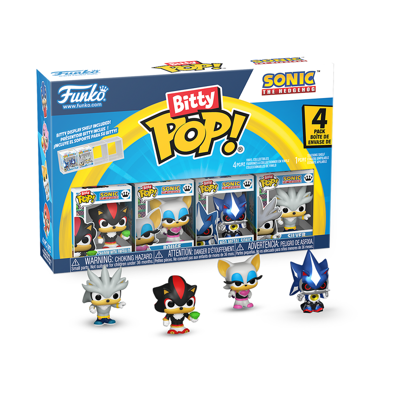 Bitty Pop! Sonic the Hedgehog 4-Pack Series 1, , hi-res view 1